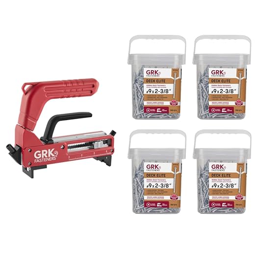 GRK Fasteners AnglePro™ Hidden Fastening Deck Kit, with Screws (1400 PCS)