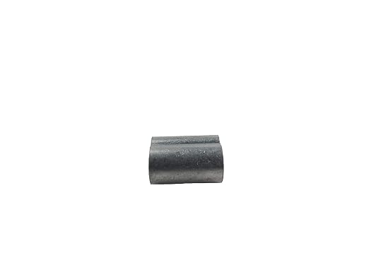 Thin Wall Aluminum Swage Sleeves Clip & Ferrules (7/16") - Oval Duplex Fiber Rope Cable Crimping Loop Fittings (Pack of 25)