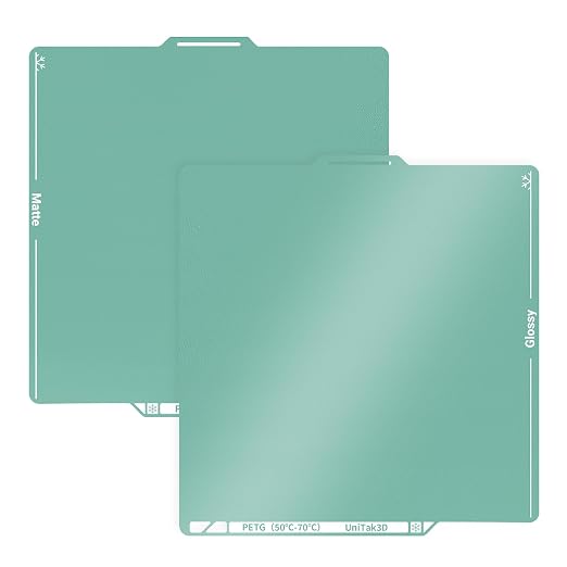 Energy-Saving Cold Build Plate for Bambu Lab X2D/P2S/P1S/A1/P1P/X1C/X1/X1E 3D Printers,257x257mm Double Sided Glossy+Matte Low-Temperature Print,Strong-Adhesion Platform(No Glue Required)-1PCS
