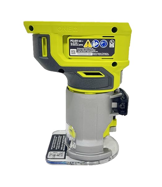 RYOBI ONE+ 18V Cordless Compact Fixed Base Router Tool Only (Battery Not Included) - PCL424B | Battery and Charger Sold Separately