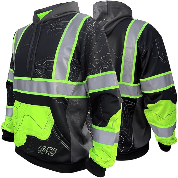 SafetyShirtz SS360 ANSI Class 3 Type R Graphic Hoodie