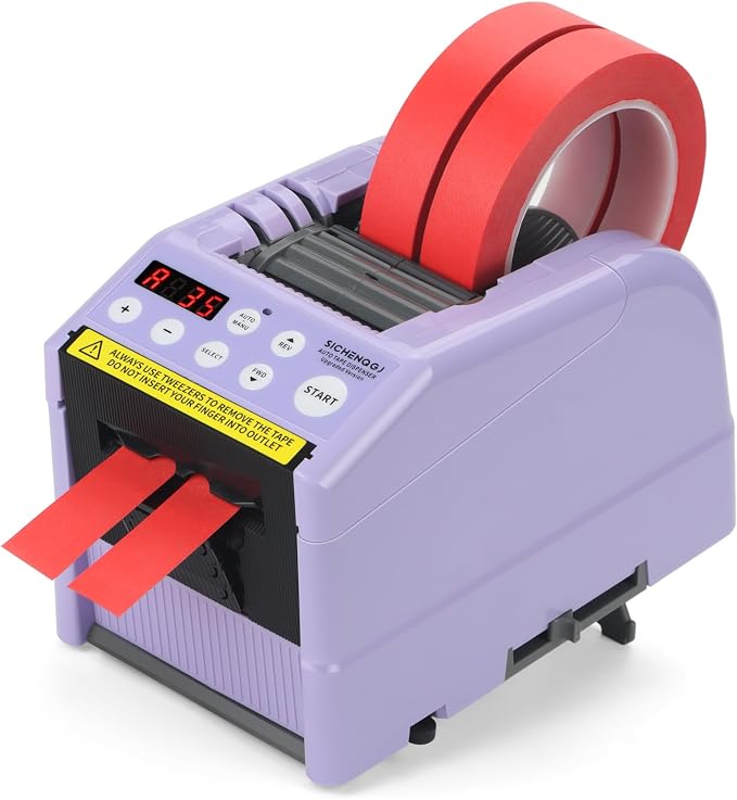 Upgraded Ribbon Cutting Machine, Automatic Tape Dispenser,5-999 mm Length Precision Cutting, for Shopping malls, Schools, Restaurants, Factories, Warehouses, and Home use