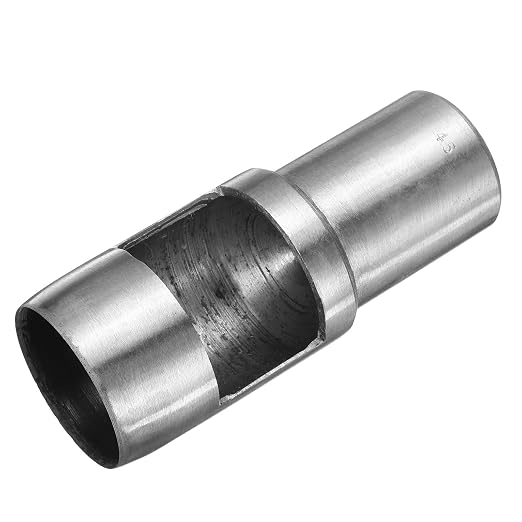 HARFINGTON Leather Round Hole Punch, 45mm Hollow Hole Puncher Cutter Carbon Steel Circle Hole Punching Cutting Tool for Belt/DIY Leather Craft