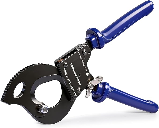 haisstronica Ratchet Cable Cutters,Heavy Duty Wire Cutters for Cutting Electrical Copper & Aluminum Cable Wire Up to 300mm²(600 Kcmil)