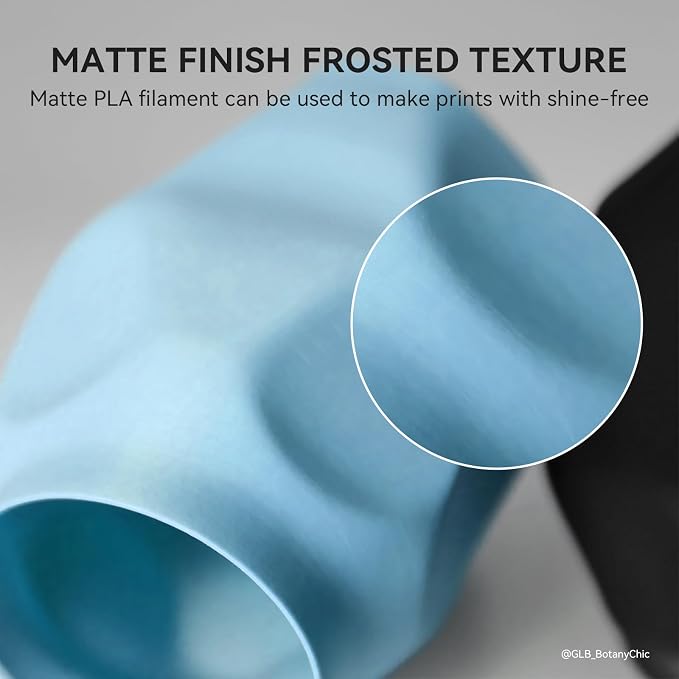TECBEARS Mint Green Matte PLA Filament for High Speed 50-600mm/s Printing | 1KG PLA, Smooth Extrusion, Tangle Free, Vacuum Sealed, 1.75MM Filament ±0.02mm Accuracy Compatible with Most FDM Printers