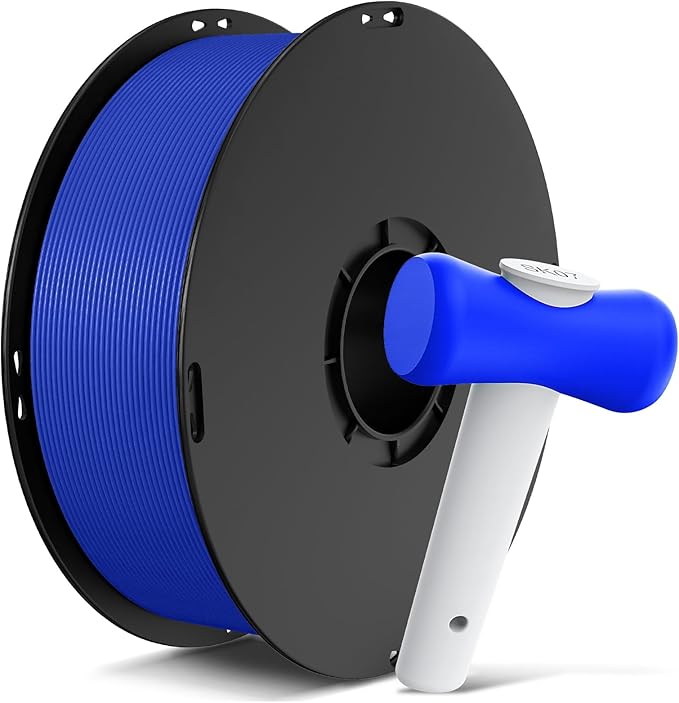 ANYCUBIC ABS Filament 1.75mm, High Strength and Toughness, 3D Printer Filament Dimensional Accuracy +/- 0.02mm, 1KG Spool (2.2 lbs), Blue
