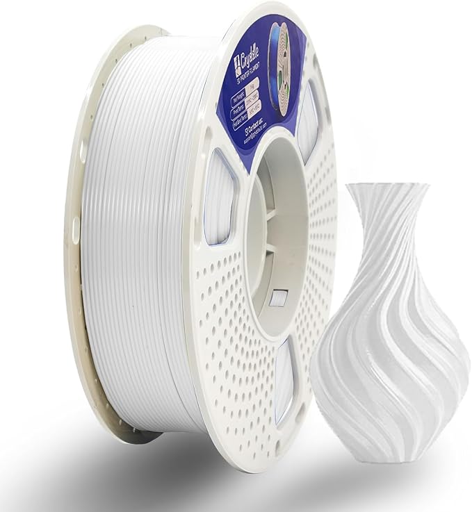 PLA 3D Printer Filament, 1.75 mm ±0.02 mm Dimensional Accuracy, 1 kg Spool(2.2lbs), Easy to Print, Low Warping, Upgrade PLA Material for Most FDM Printers