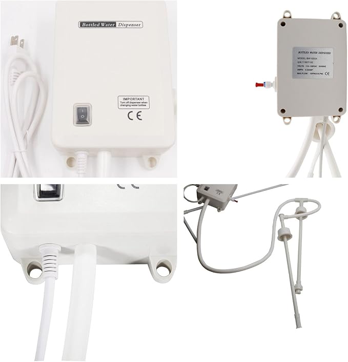 5 Gallon Water Jug Dispenser Pump Automatic Water Dispenser Bottled Water Dispensing Pump System Bottled Water Machine Drinking 5 Gallon Fridge Ice Maker