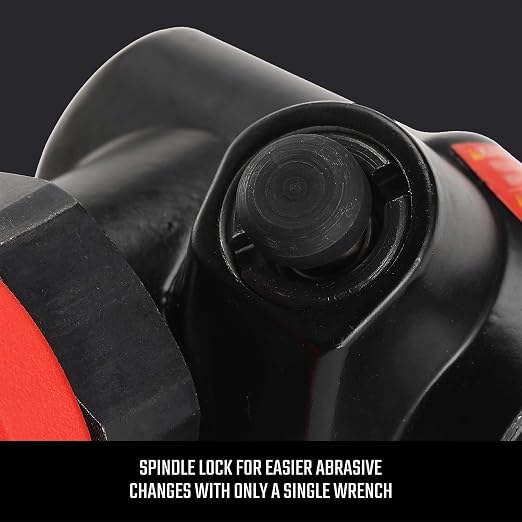 CRAFTSMAN 1/4-in Angle Die Grinder with Spindle Lock, 21,000 RPM High-Speed Power, Angled Head for Tight Areas, Built-in Muffler, Ergonomic Insulated Handle