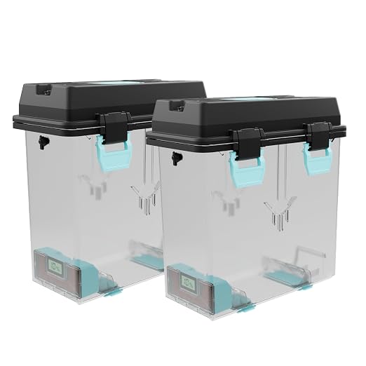 Polymaker PolyDryer Box XL 2-Pack - Airtight Filament Storage Box with Hygrometer | Moisture Proof Container for PLA PETG ABS ASA TPU PVB PA/Nylon | Fits 1.75mm/2.85mm/3.00mm Up to 3kg Spool