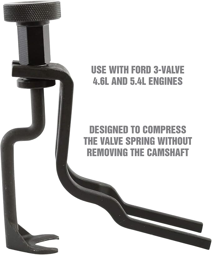 OEMTOOLS 24429 Spring Compressor – Ford 4.6L & 5.4L 3-Valve Modular Engines – On-Vehicle Service Tool – Not for 2V or 4V