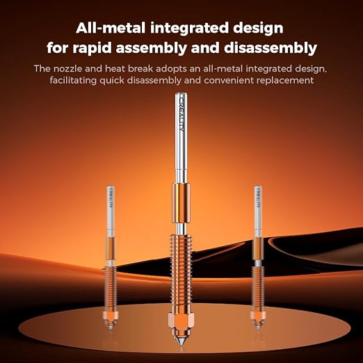 Creality Official K1/K1 Max/K1C Hotend Upgrades Kit,Ceramic Heating Block Ki with Unicorn Quick Swap Nozzle, Support 300°C High Temperature and 600mm/s High-Speed for K1 Series 3D Printer