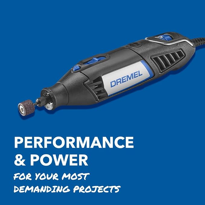 Dremel 4000-2/32 Rotary Tool Kit - Engraver, Polisher, and Sander - Ideal for Cutting, Detail Sanding, Engraving, Wood Carving, and Polishing - 2 Attachments & 32 Accessories