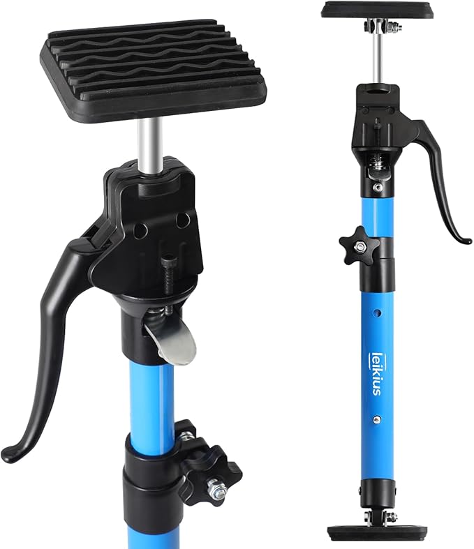 Cabinet Jack Support Pole 200LB Load Capacity, Aluminum Handle Cabinet Jack for Installing Cabinets,15.8-23.6" Adjustable Height,Telescopic Quick Support Rod for DIY Enthusiasts