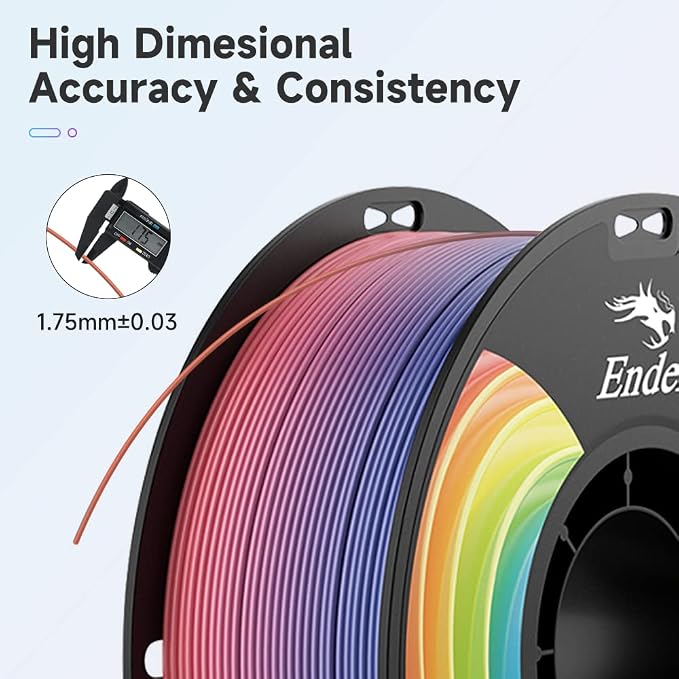 Official 3D Printer Filament Ender PLA Pro Filament, Creality PLA+ 3D Printing Filament, Durable and Resistant, Smooth, Overhang Performance Dimensional Accuracy +/-0.02mm, 2.2lbs/Spool