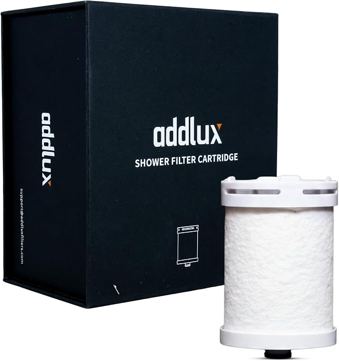 ADX-PRO-7 water filter replacement – Long Lasting Water Filter Refill, Helps Reduce 99% Chlorine, Chloramine & Heavy Metals, Compatible with ADX-PRO-7 (Carbon Cartridge)