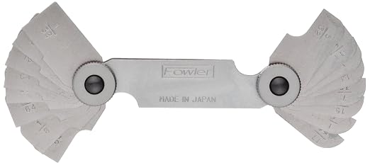 Fowler 52-470-120-0, Inch Radius Gage Set with 1/32"-17/64" Range