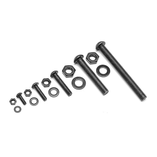 688Pcs M4 M5 M6 M8 Screw and Bolt Assortment Set 12.9 Grade Alloy Steel Metric Fastener Set Machine Screw and Nut Set Hex Screws Nuts Washers Kit(Black)