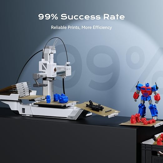 Chitu Systems PlateCycler C1M for Bambu Lab A1 Mini 3D Printer | Automatic Build Plate Changer, Includes 4 Hook Textured PEI Plates, Non-Stop Batch Printing System, Secure & Hands-Free