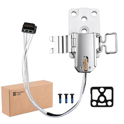 ENOMAKER Bamboo Hotend Heating Assembly Kit for Bambu A1, A1 Mini Series 3D Printer, 300℃ Quick Swap Clamp with Heater&Thermistor, Secure Heat Block Ceramic Heating Base, Mounting Clip Accessory,White