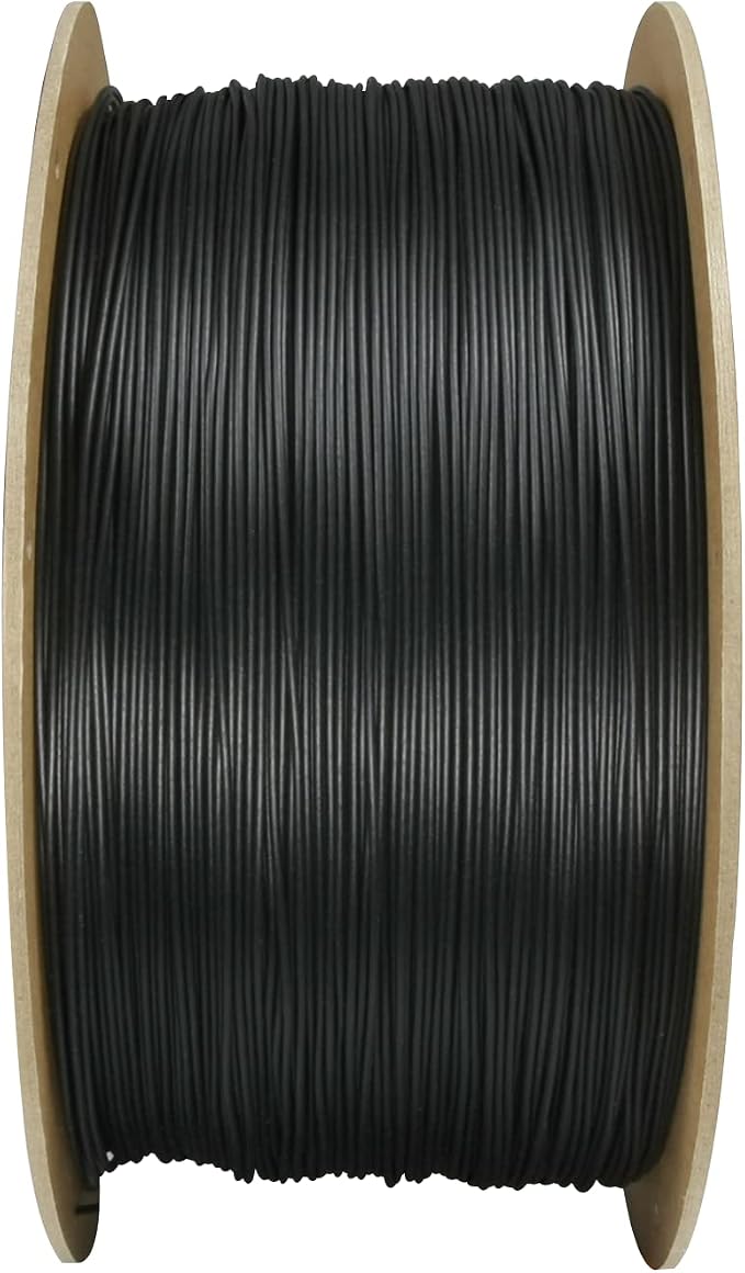Polymaker PLA PRO Filament 1.75mm 3kg, Tough & High Rigidity Black 3D Printing Filament, PolyLite PLA PRO High Speed, Print with Most 3D Printers