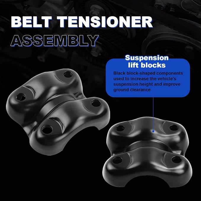 15592585 Upgrade Rear Suspension Leaf Spring Axle U-Bolt Plate Kit - Left & Right Pair,Compatible with 1988-1999 Chevy C1500 K1500 GMC C1500 K1500, 1995-2000 Tahoe, 1992-2000 Yukon, Replace# 15592586