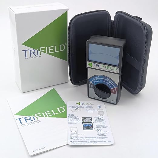 TF2 EMF Pollution Meter – 3-in-1 Magnetic, Electric & RF Field Detection | Made in USA by AlphaLab, Inc. • Unlimited U.S.-based support for all your EMF questions and concerns