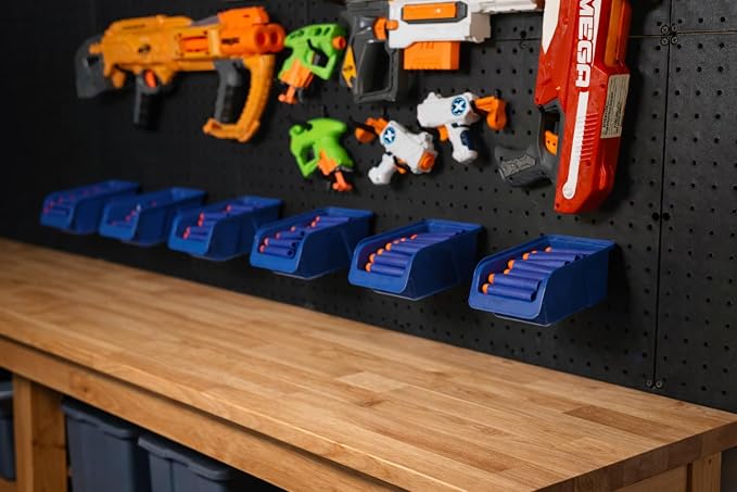 Nerf Organizer KIt - Pegboards, Peg Board Bins & Peg Hooks
