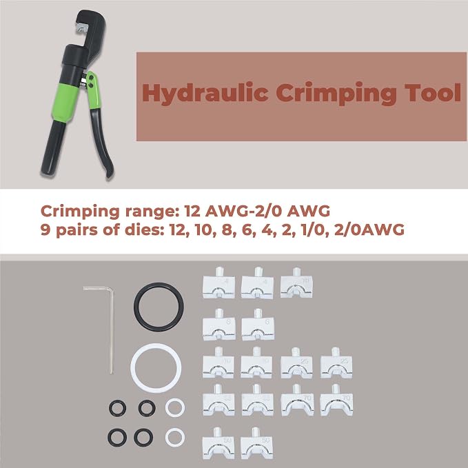1Pcs YQK-70 Hydraulic Crimping Tool Wire Crimper for Welding Cables, Electrical Cables and Power Wires