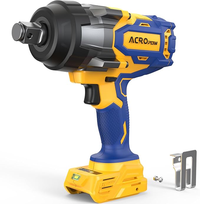 Cordless Impact Wrench 3/4" for DEWALT 20V Battery | High Torque 1850FT-LBS Brushless Impact Driver, Auto-Stop Reverse, Variable Speed, Heavy Duty Impact Gun (Bare Tool)