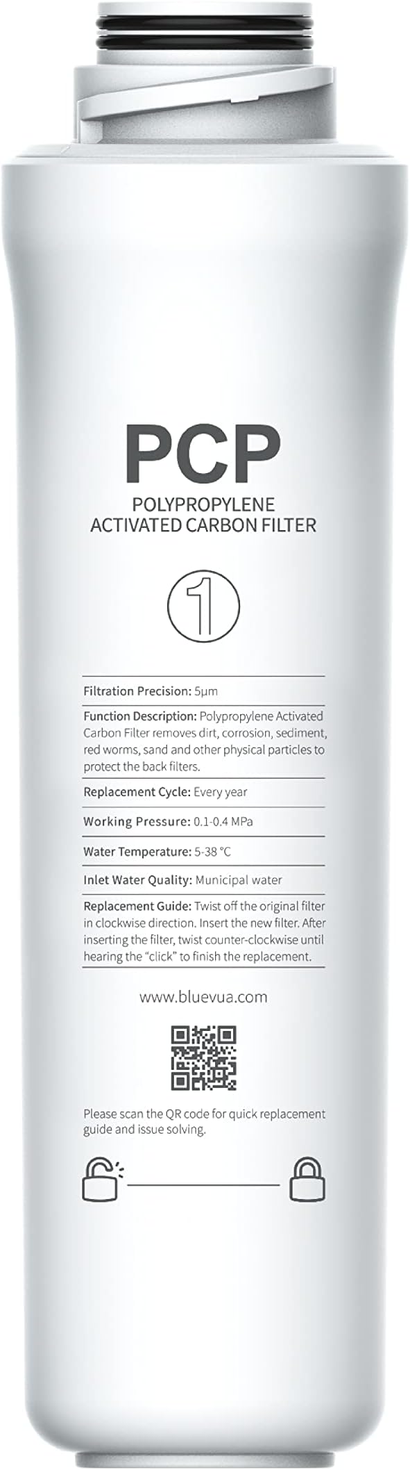 Filter Element Of Reverse Osmosis Under-Counter 500GPD-X6-PCP