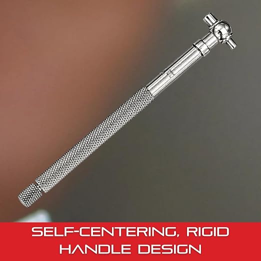 Starrett Telescoping Gage, Self-Centering with Two Arms - Ideal for Determining True Size of Holes, Slots and Recesses - 5/16" - 1/2" Range, 2-3/8" Handle Length - 579A
