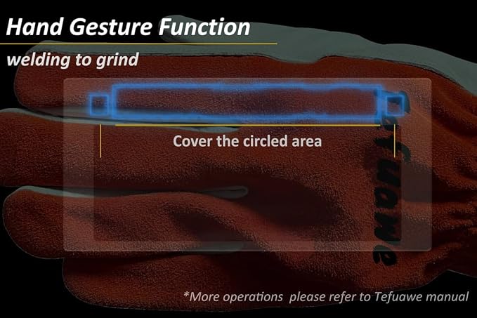 Tefuawe Hand Series 2x4 1/4 Digital Auto Darkening Welding Lens, Low Amps 2A Tig, Shade 10, for Sugar Scoop and Pipeline Welding Hood