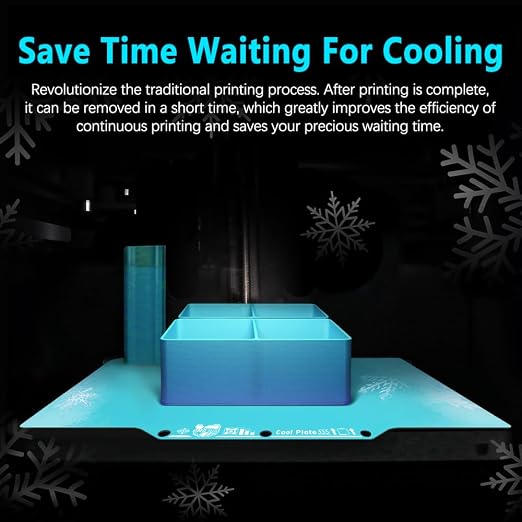 OMG Cool Plate 235x235mm Build Plate for AD5X/AD5M/AD5M pro/Ender 3/3 Pro/Ender 3 S1/Ender 3 V2 Neo/Ender 3 Neo 3D Printer,Spring Steel Sheet build Plate 3D Printer Platform Easily remove your prints.