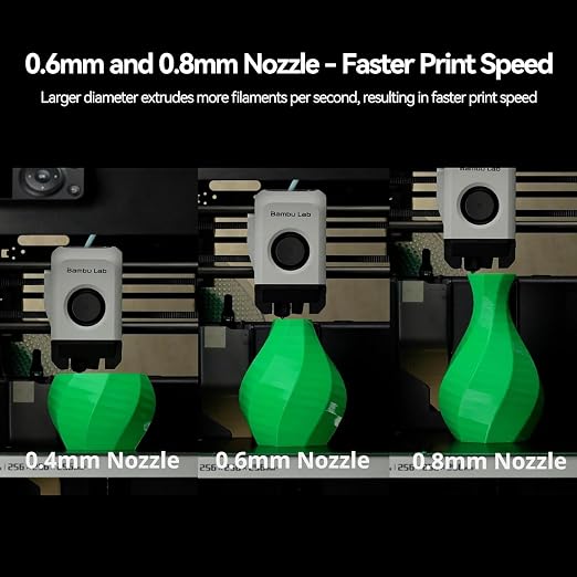 Bamboo Original P1/P1P/P1S 0.2mm Stainless Steel Hotend Complete Kit with Fan,Full Assembly Hot End Kit for Bambu Lab P1 Series 3D Printer