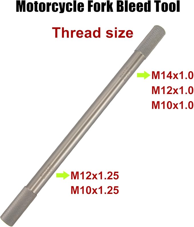 Motorcycle Fork Service Tool Kit - PSLER Fork Spring Compressor, Oil Level and Damper Rod Bleed Tool