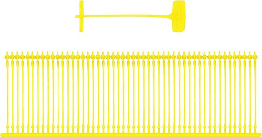 25mm(1 Inch) Yellow Tag Gun Barbs (Fasteners) for Any Standard Price Labels Clothing Tagging Attachers - 5000 Pcs