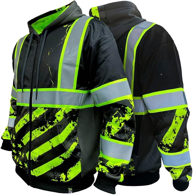 SafetyShirtz SS360 ANSI Class 3 Type R Graphic Hoodie