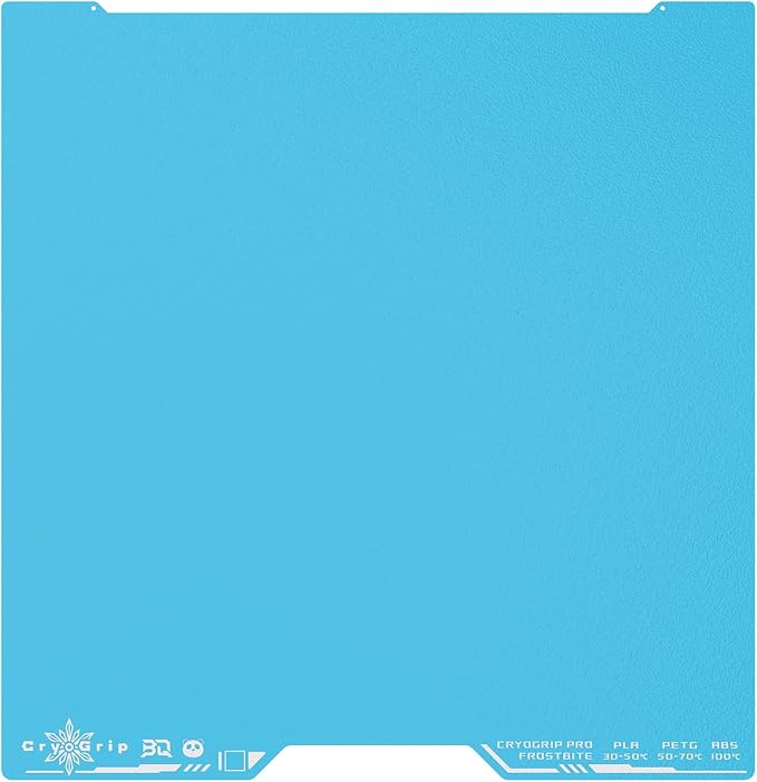 BIQU Cryogrip Pro Frostbite Cold Build Plate Compatible with Bambu-Lab H2C 3D Printer 355x346MM Double-Sided Upgrade Room Temperature Print Removable Surface Platform