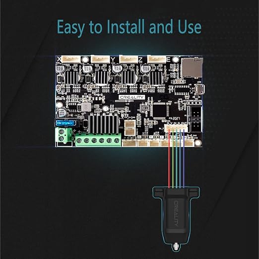 Offilial CR Touch Auto Bed Leveling Sensor Kit Compatible to Ender 3 V2/Ender 3 Pro/Ender 3/Ender 3 Max/Ender 5/Ender 5Pro/CR 10 with 32 Bit V4.2.2/V4.2.7 Mainboard 3D Printer