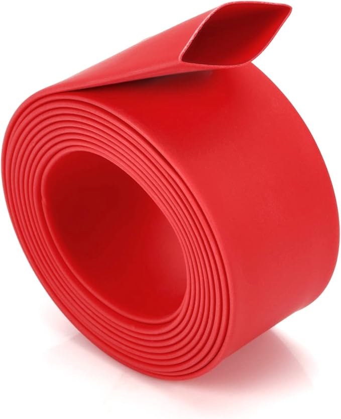 Chanzon 3:1 Ratio 3/4" (19.1mm) Heat Shrink Tubing - Marine Grade Waterproof Adhesive Lined - 4Ft Roll (1.22M Total Length) Red Polyolefin Sleeving Wrap Shrinking 3 to 1 Ratio 1pcs
