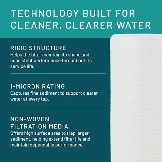 3M Aqua-Pure Whole House Standard Sump Replacement Water Filter Drop-in Cartridge AP1001, 5566601