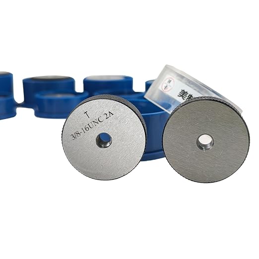 Tools Thread Ring Gauge 3/8-16UNC 6g, for External Thread with NOT GO Side and GO Side，Two Piece