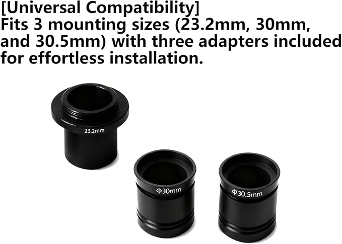 2K HD Microscope Camera with Real-Time Imaging – 2688 x 1520 Resolution, High-Definition USB Digital Camera for Still Photos and Live Video Capture