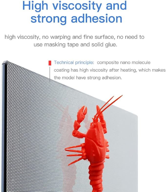 Creality Official Ender 3 Max Neo Glass Bed 3D Printer Platform, 320 x 310MM Tempered Glass Plate Build Surface for Ender-3 Max, CR-10 V2, CR-10 V3, CR-X, CR-X Pro, Good Adhesion Remove Easily