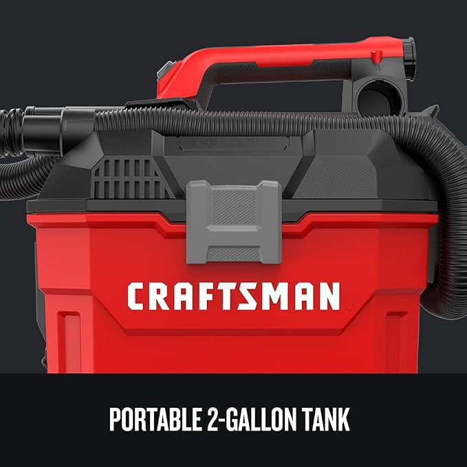 CRAFTSMAN CMCV002B 20V Max 2 gallon Wet Dry Vac (Tool Only) - Amazon Vine