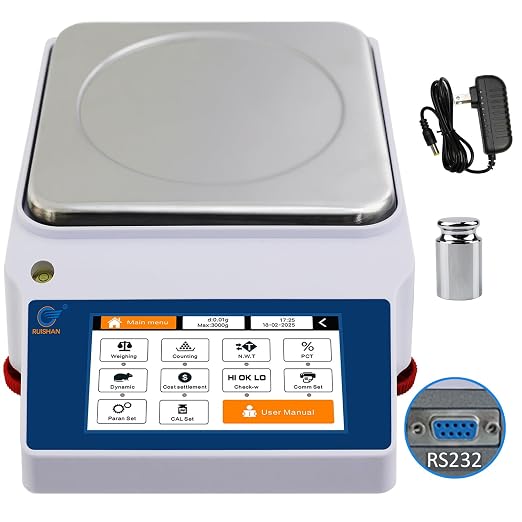 Smart Laboratory Analytical Balance - 3kg x 0.01g, Weighing, Counting, Pricing, Percentage, Function, Textile Fabric Modes, 19 Units, Custom Units