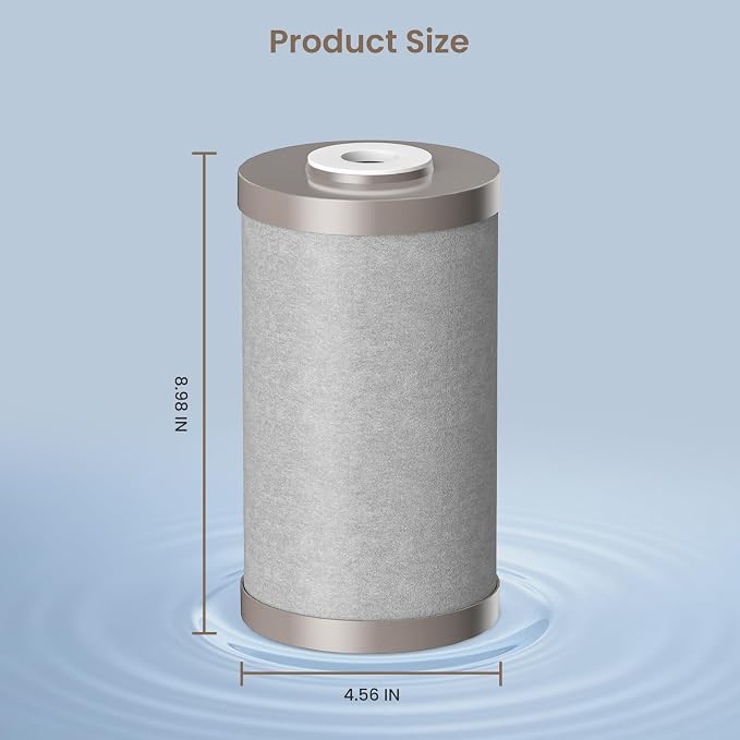 Fortitude V2 Series Sediment/Carbon/Zinc Triple Purpose Replacement Filter Compatible with the Aquasure Fortitude V2 Series Filtration System (AS-FS-25SCZ) (AS-WHF Series) (AS-HS Series) 2 Pack