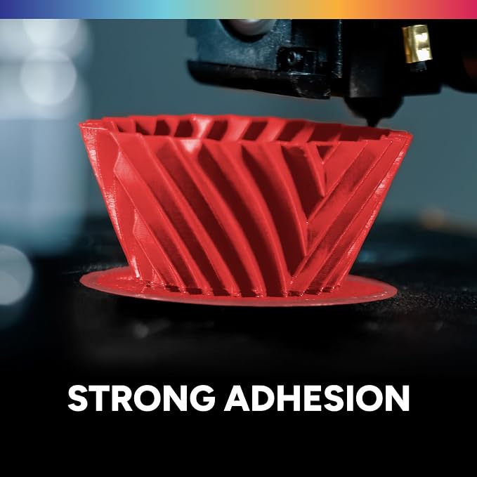 OVERTURE 4KG Bundle High Speed PLA Filament Refill 1.75mm 3D Printer Filament, 4 Pack 1kg (2.2lb) Refilament for Bambu Lab Reusable Spool, Fit Most FDM 3D Printers (Green+Red+Blue+Orange)