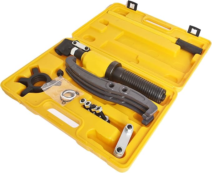 waltyotur 5T Hydraulic Gear Puller 3 Jaw Puller Set Hydraulic Bearing Puller 3 in 1 Pump Oil Tube Drawing Machine Wheel Bearing Pulling Separator